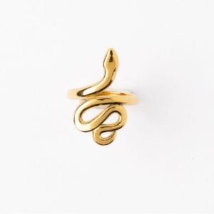 Gold stainless steel Snake ring—NEW